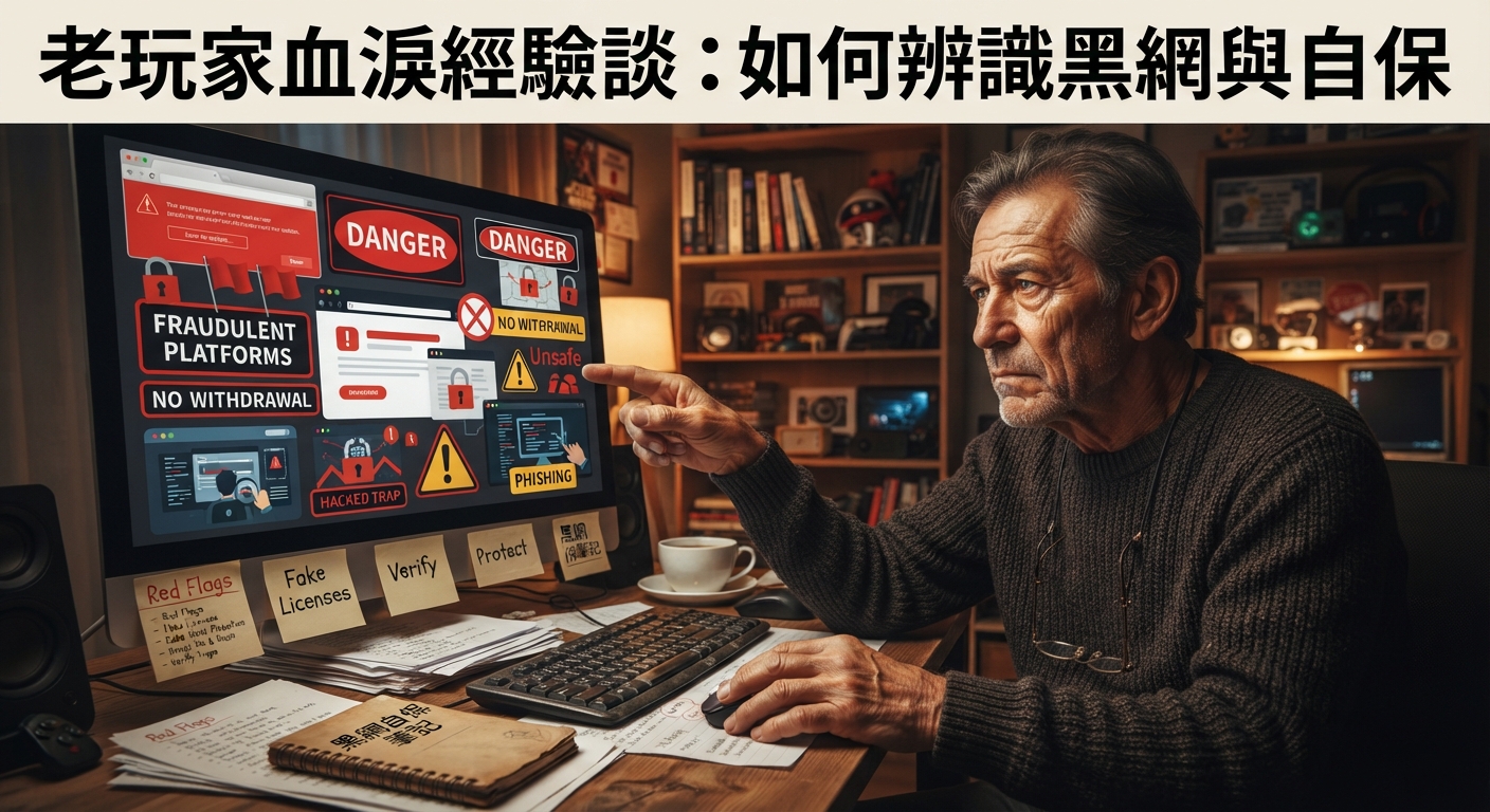 老玩家血淚經驗談：如何辨識黑網與自保
